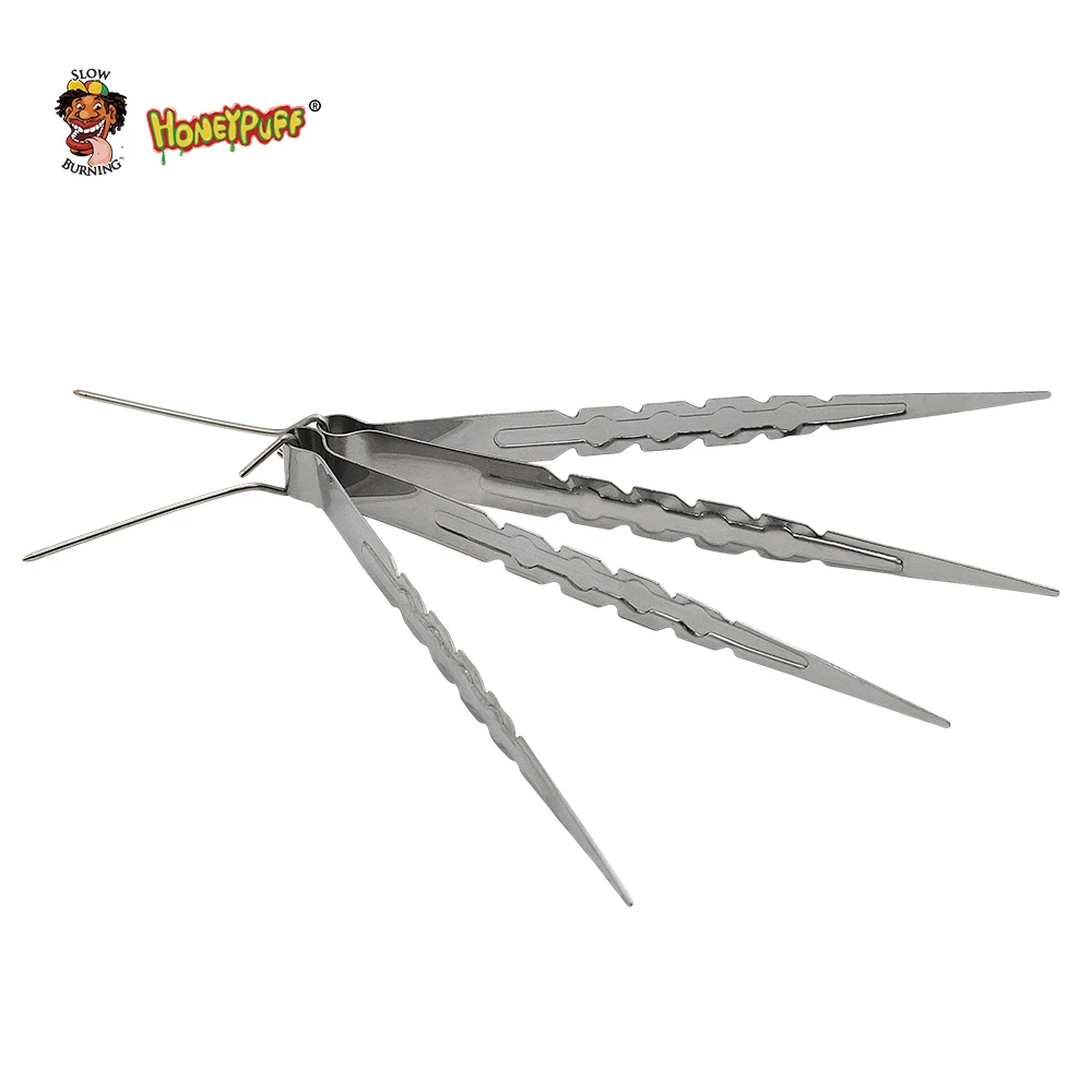 Metal-Long-218MM-Shisha-Hookah-Charcoal-Tongs-With-Foil-Punch-Nail-Charcoal-Clips-Locking-Tongs