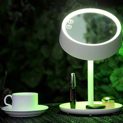 Colorful eye makeup mirror table lamp LED colorful lamp desk dressing mirror folding wedding birthday gift desk lamp ZA90614 цена Colorful eye makeup mirror table lamp LED colorful lamp desk dressing mirror folding wedding birthday gift desk lamp ZA90614 цены онлайн