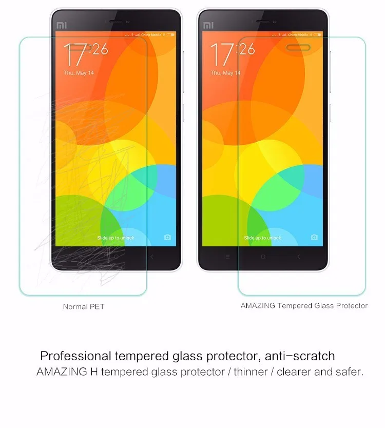 Smmnas 9 9н 2.5D 0.26 мм ультра thinf для redmi 3 S Закаленного Стекла xiaomi note 4x Протектор Экрана