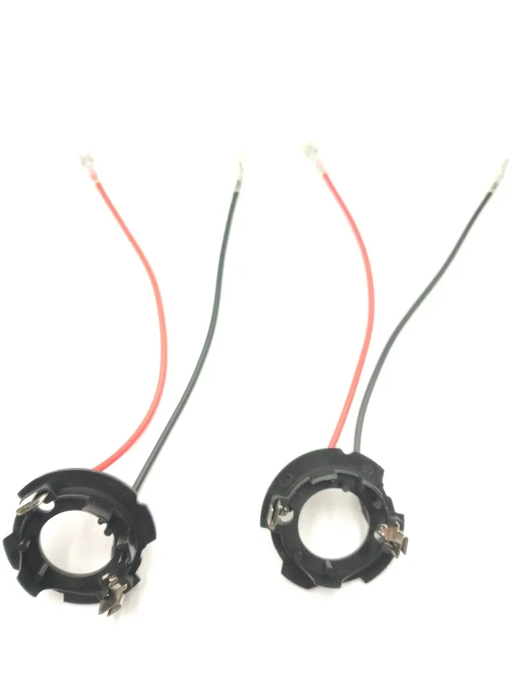 2x H7 H1 LED Headlight Bulb Holder H7 Socket LED Headlight Adapter Base