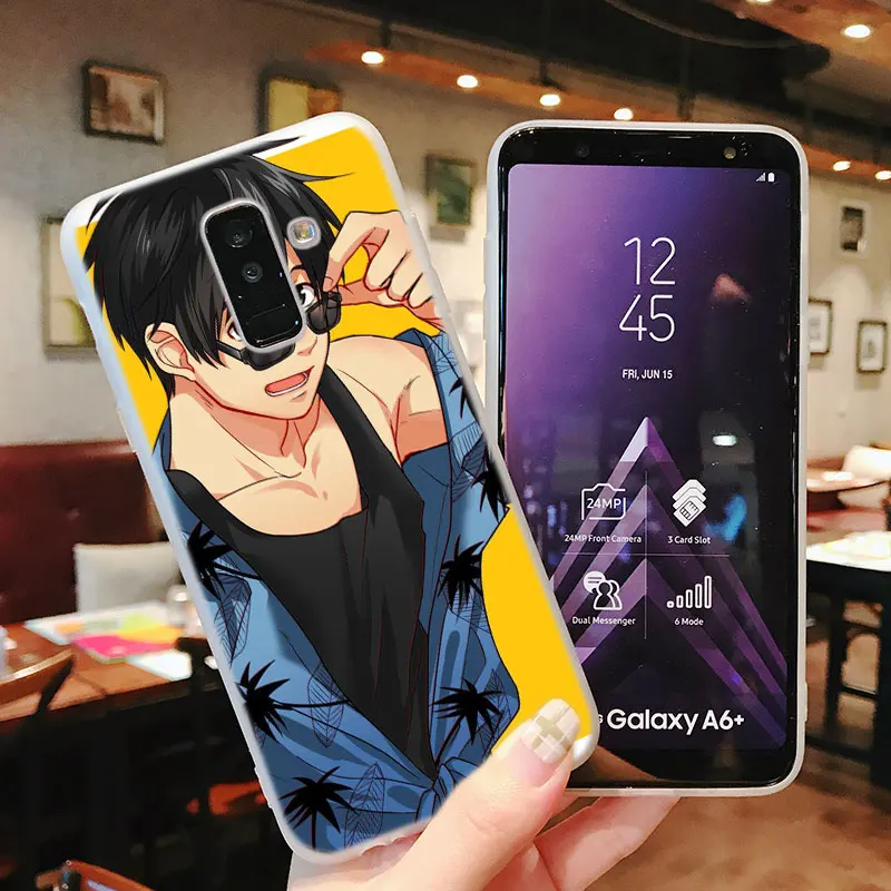 Силиконовый чехол для телефона банан рыба мультяшный Samsung Galaxy A8S A6S A9 A8 Star A7 A6 A5 A3 Plus