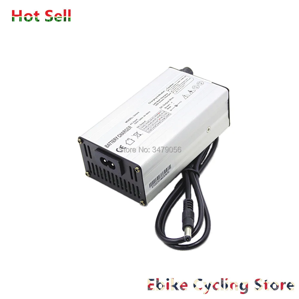 Бесплатная доставка Ebike зарядное устройство 7S 10S 13S 14S 24v 36v 48v 52V 2A 2.5A 3A 4A с DC XLR RCA