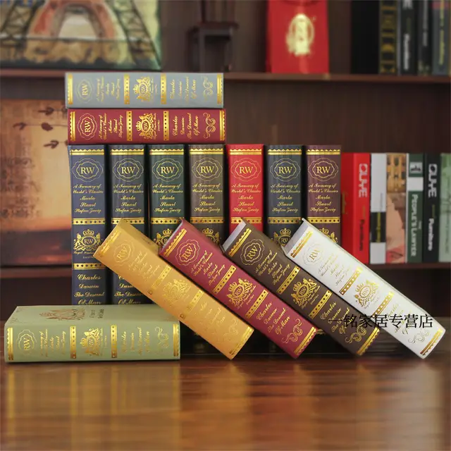 10pcs Vintage Decoration Props Fashion Book Model Home Decoration