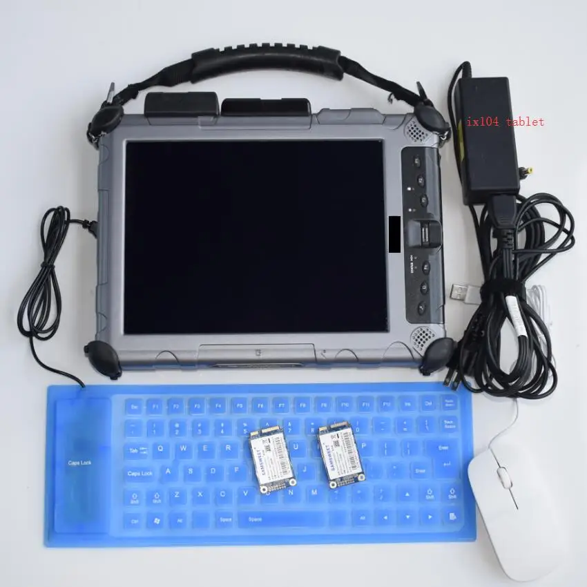

Xplore ix104 i7, 4g Tablet Diagnostic + For bmw icom A2 software + MB Star C4 Software in double Mini SSD installed ready use