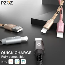 PZOZ usb cable for iphone cable 8 7 6 plus 6s 5 5s se X ipad