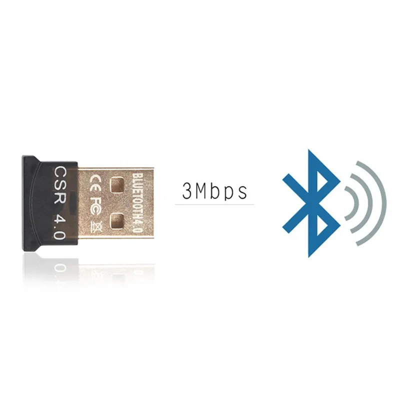 Bluetooth 4,0 мини USB беспроводной адаптер с Bluetooth Dongle приемник передатчик для портативных ПК для Windows XP 7 8 10