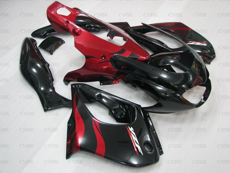 

for Thunderace 1997 - 2007 Fairing Kits YZF 1000R 96 97 Black Red Flame Abs Fairing for YAMAHA YZF1000R 96 97 Full Body Kits