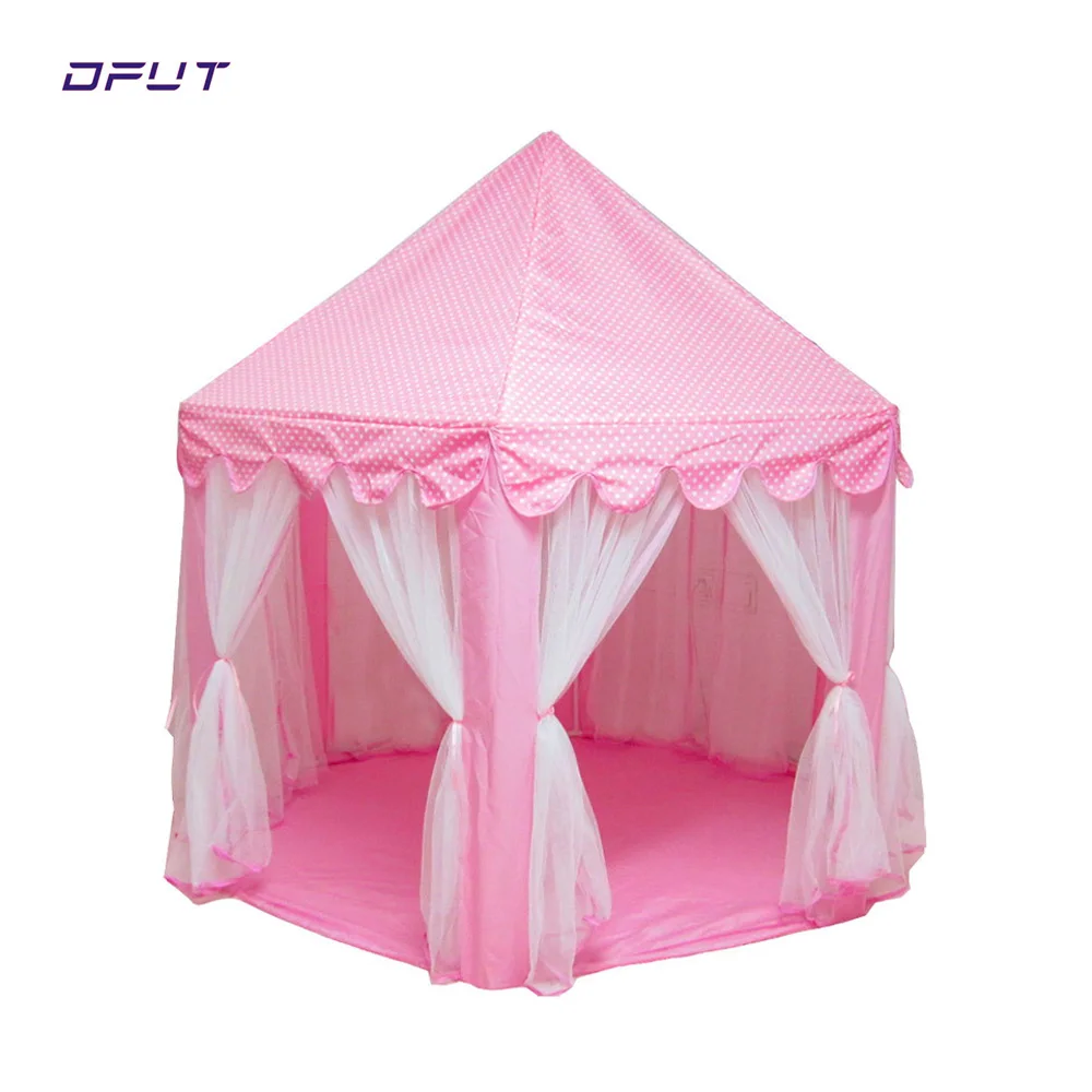 

New Play Tent Portable Foldable Princess Folding Tent Children Castle Play House Kids Gifts Outdoor Toy Tents For Kid