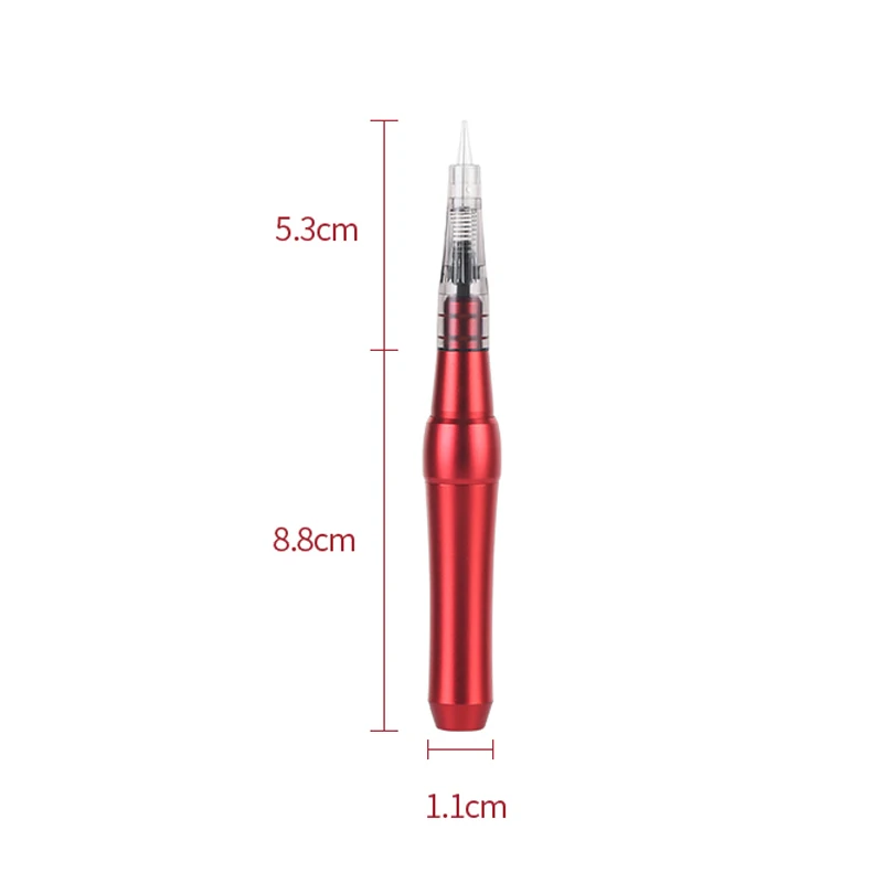  1pc Microblading Machine Pen with Needles Professional Digital Tattoo Gun Machine for Semi Permanen