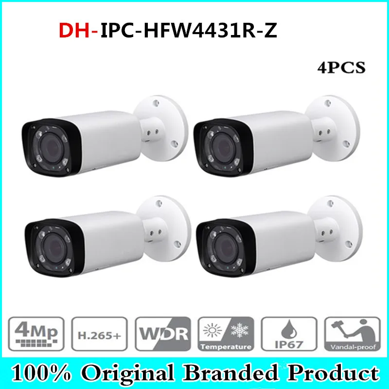 

Original IPC-HFW4431R-Z 4pcs/lot 4mp Network IP Camera 2.7-12mm VF lens Auto Focus 80m IR Bullet Security POE for CCTV system