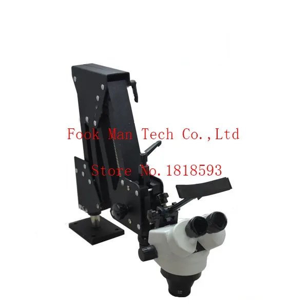  Outils de bijouterie vente bijoux Microscope 7x-45x pour diamant réglage avec anneau de LED bijoux 