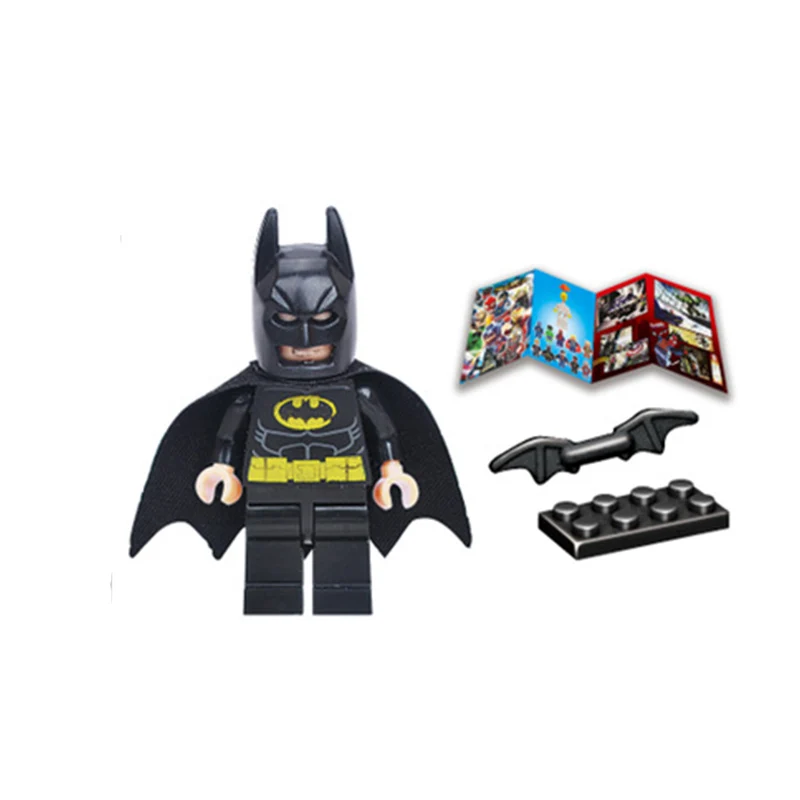 10Pcs/Set Batman Marvel Avengers Super Heroes Building Blocks figures Captain America Compatible With Legoed Toys For Children