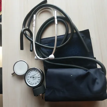 

Fonendoscopio & BP Kit New Aneroid Blood Pressure Monitor Manual Cuff Stethoscope Upper Arm Sphygmomanometer