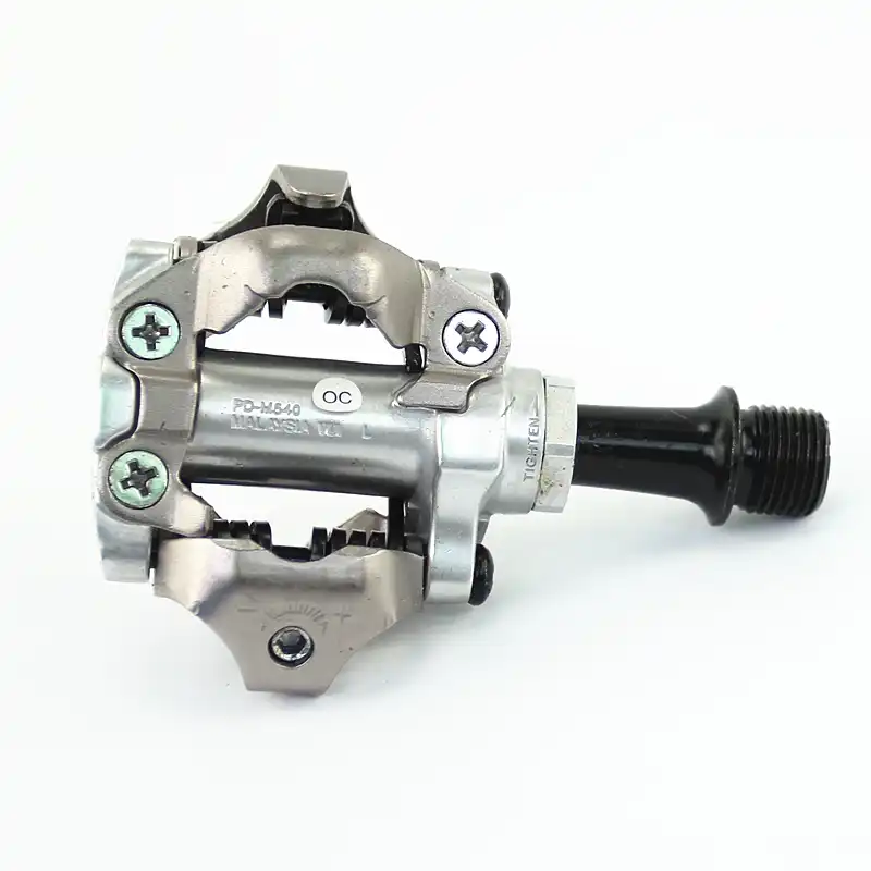 Компактный велосипед SHIMANO PD M540 хромированный мольный и алюминиевый для езды на