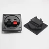 1pcs 2Pin Squarer Stereo Speaker Terminal Red + Black Junction Box Terminals WP2-7 Audio Clip Connector ► Photo 2/6