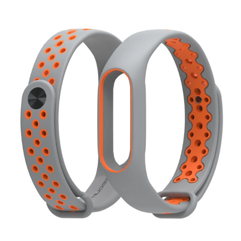 Ремешок для Miband 2 спортивный выпуск дышащий двухцветный сменный ремешок на