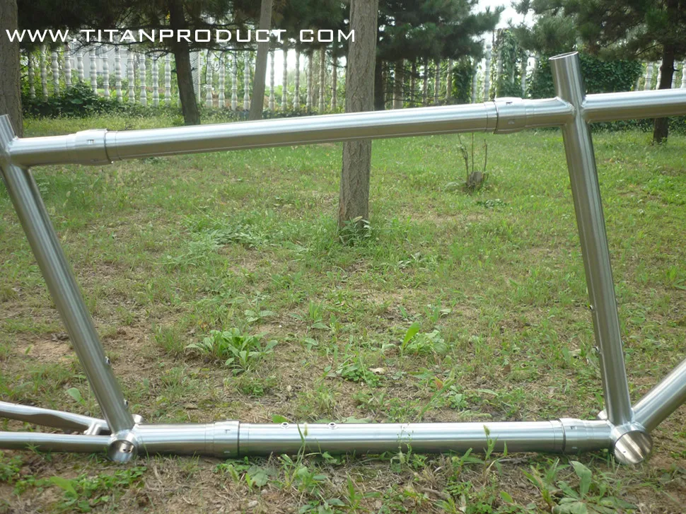 Best Gr.9 (3al/2.5v) Titanium Road Tandem Frame with S&S Couplers 2 Best Gr.9 (3al/2.5v) Titanium Road Tandem Frame with S&S Couplers 2