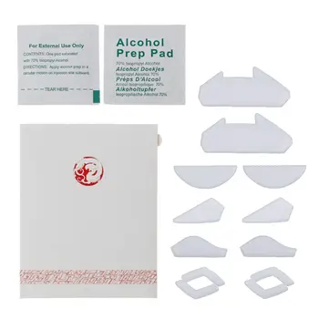 

2 Sets/pack Tiger Gaming Mouse Feet Mouse Skate For Logitech Gaming Mouse White Teflon Mouse Glides Curve Edge