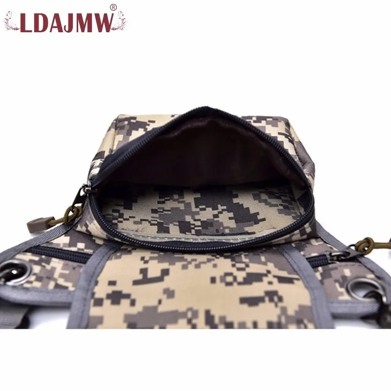 LDAJMW Мужская Холщовая Сумка для верховой езды на талии и ногах тактика