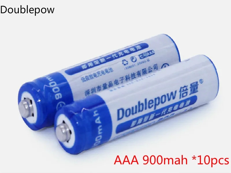 10 шт. Аккумуляторная батарея Doublrpow AAA 900 мАч пульт дистанционного управления мышь |