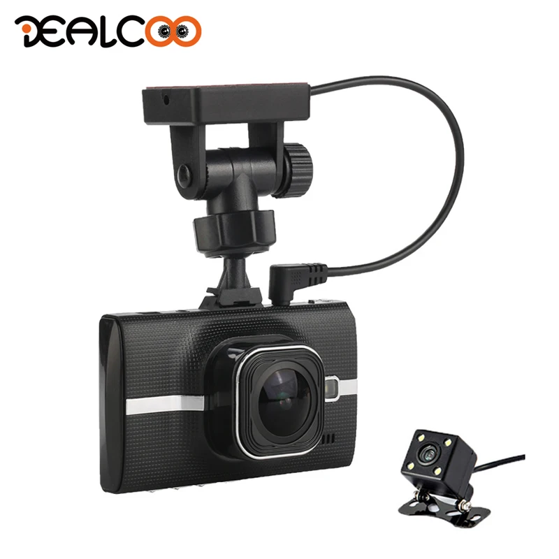 

Dealcoo Car DVR Recorder Camera Full HD Dash Camera GPS Car Camera Recorder ADAS Registrar Car DVR Dual Lens Dashcam Two Cameras