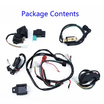 

Electric Harness Bike Harness Assembly Wiring Set ATV Quad Coolster 50/110/125 CC Kit Hot NEW Replacement