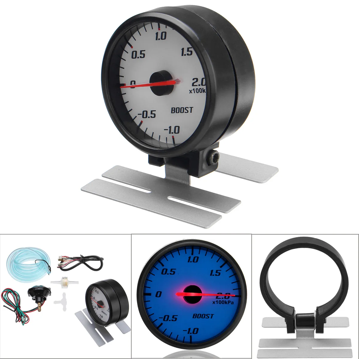 DC12V Digital Boost Turbo Gauge with Accessories 60mm EL Series LED