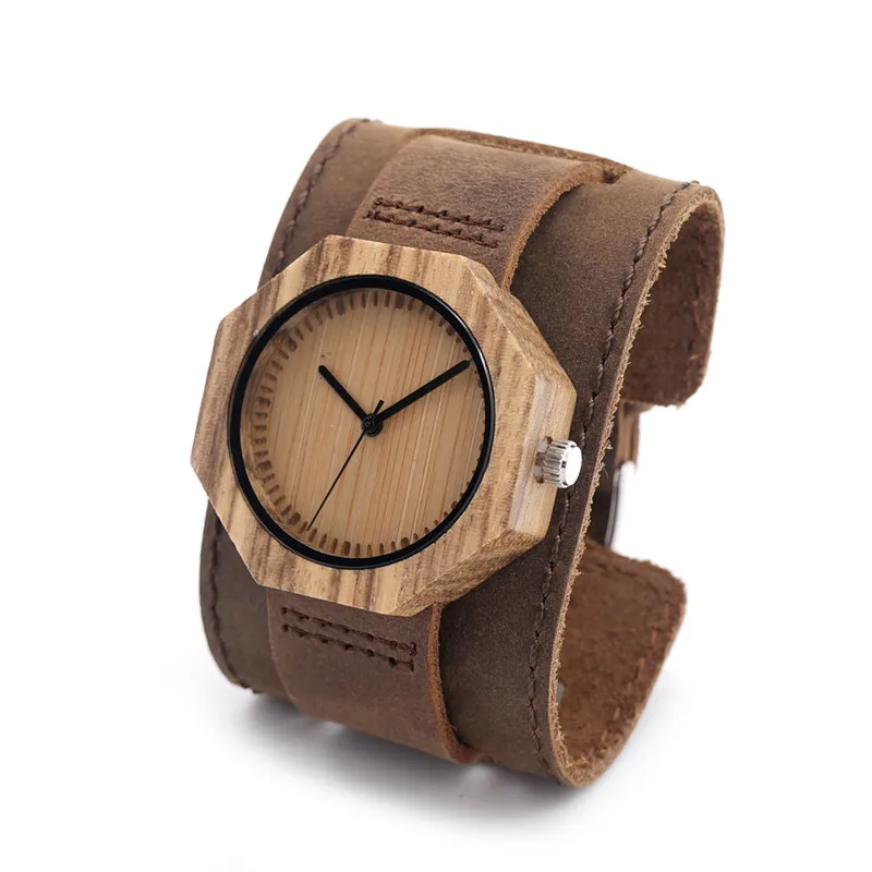 feminina topo marca luxo bambu dial senhoras