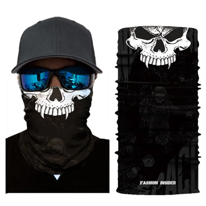 

Fashion Halloween Scarf Mask Festival Motorcycle Face Shield Sun Mask Balaclava Party Masks Festive Supplies Masquerade Mask