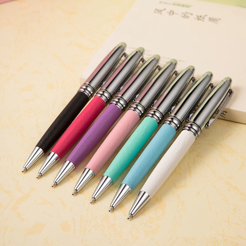 

FGHGF 1 Pcs Creative Pen Ballpoint Pens Stationery Ballpen Stylus Pen Touch Pen 7 Colors Oily Black Refill