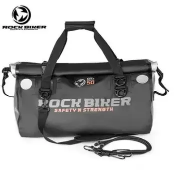 

ROCK MOTORCYCLE motorcycle rear seat bag motorcycle waterproof travel bag equipment multi-function large capacity radish bag