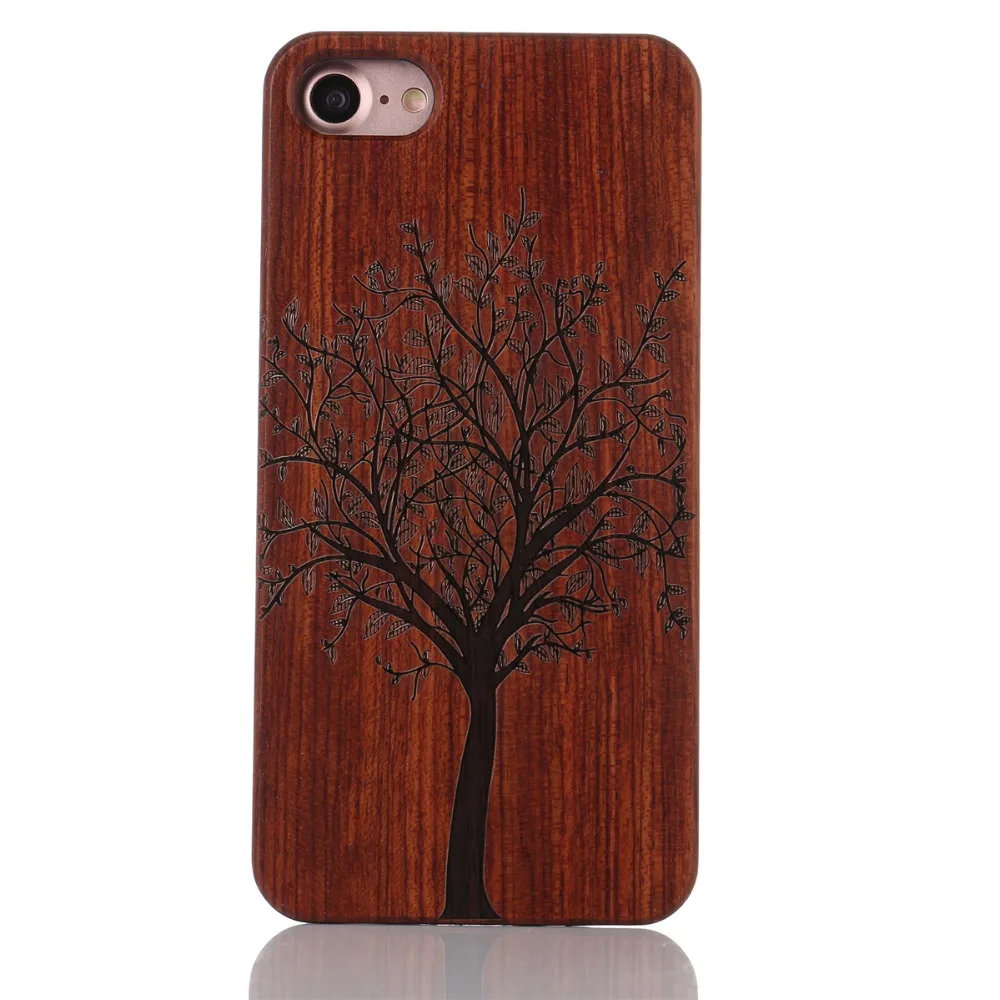 

For iphone 7 Plus Case Luxury Natural Wood Phone Case For Iphone7 Plus Cover iphone7 plus Wooden High Quality Shockproof 5.5''