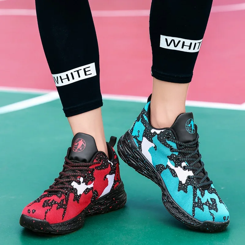 

Unisex Basketball shoes Teenagers Students Training Ball Shoe Men Women Breathable Sneaker Boy Girl Antiskid Sport shoe Big Size
