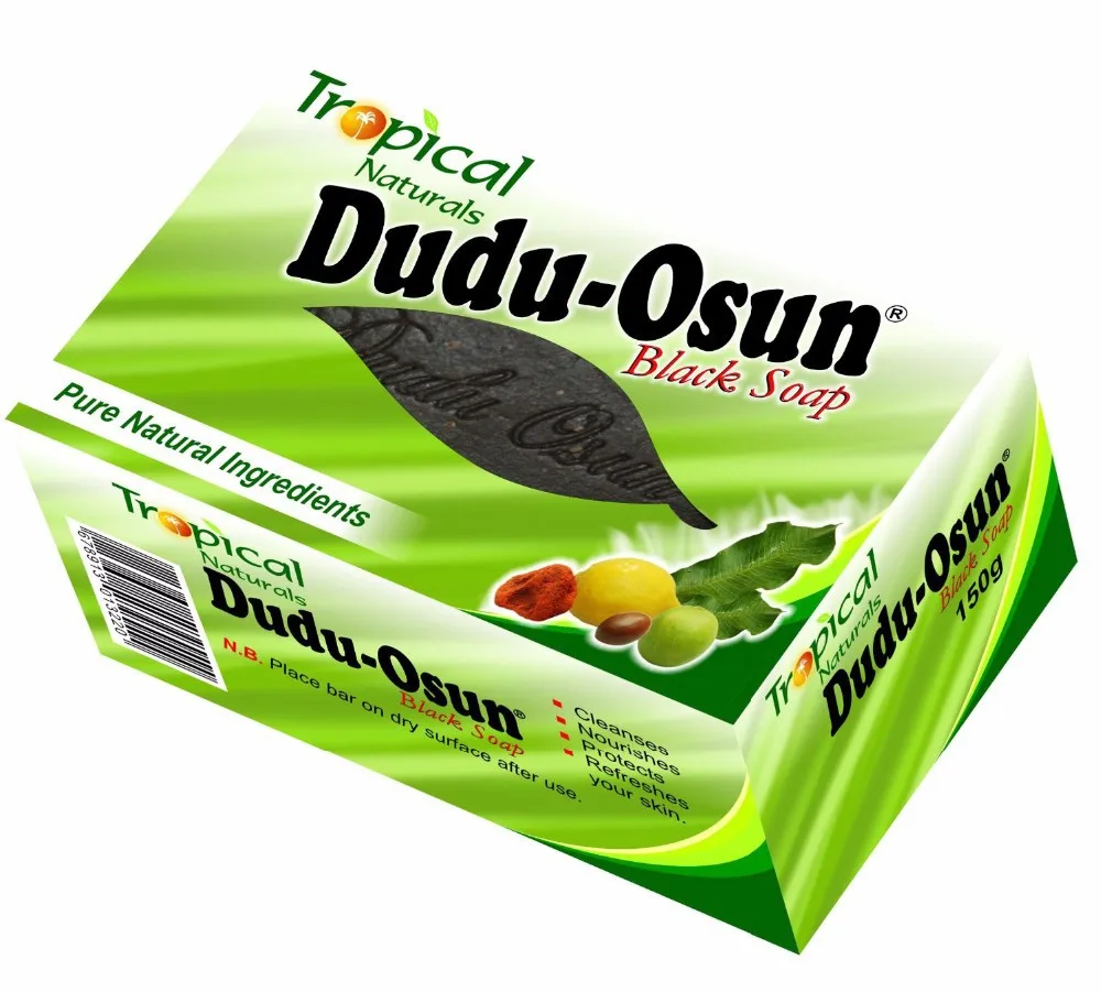 

150g Tropical Dudu Osun African Natural Black Soap with Natural Ingredient African Soap Shea moisture Noir Honey Cocoa Aloe