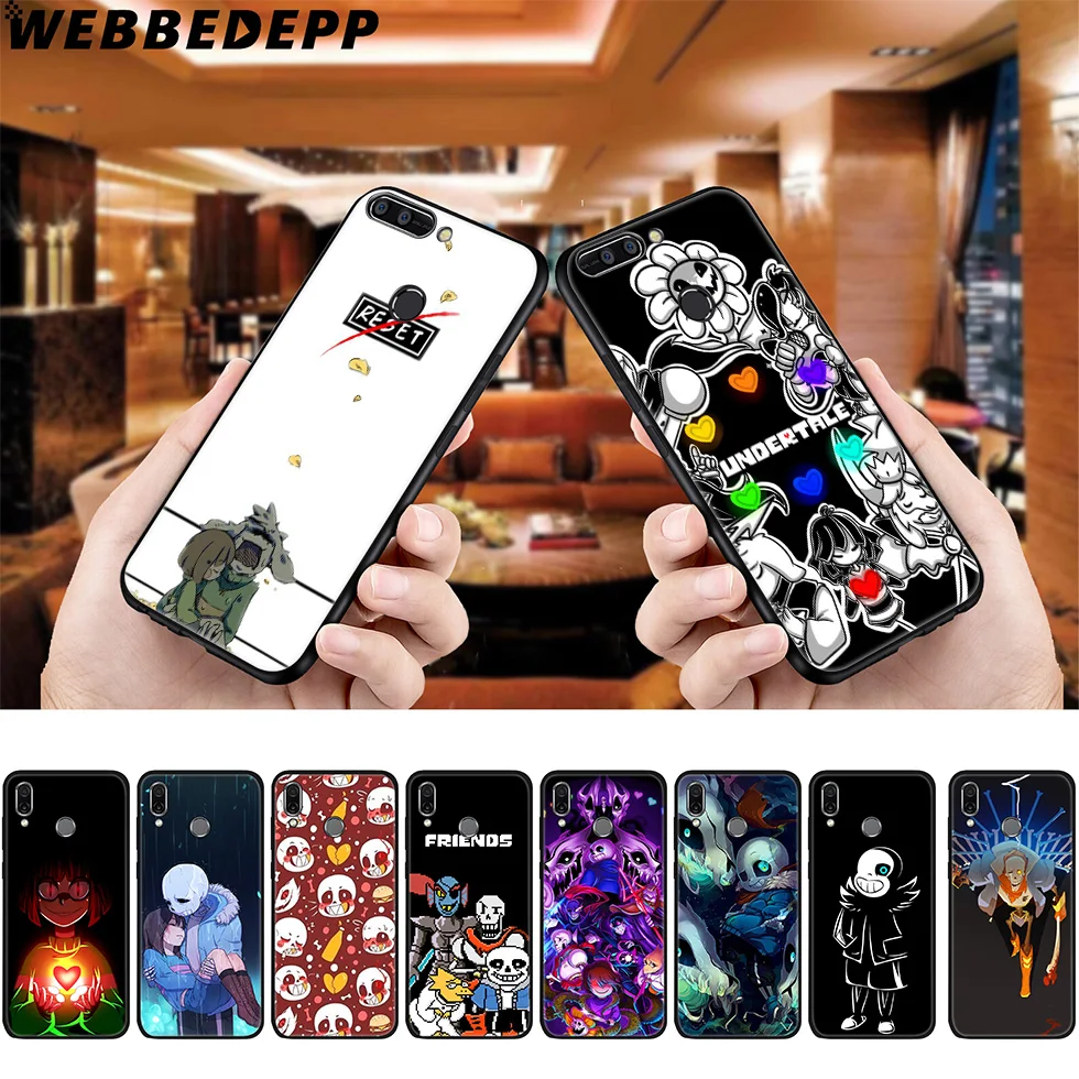 WEBBEDEPP Bad Time Undertale мягкий чехол для Huawei P8 P9 P10 P20 P30 Lite Pro P Smart Z Plus 2019 Y6 Prime 2018 2017 Mini |