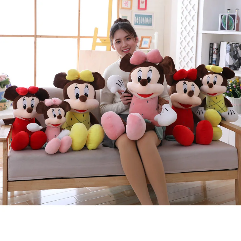 mickey and minnie plush toys