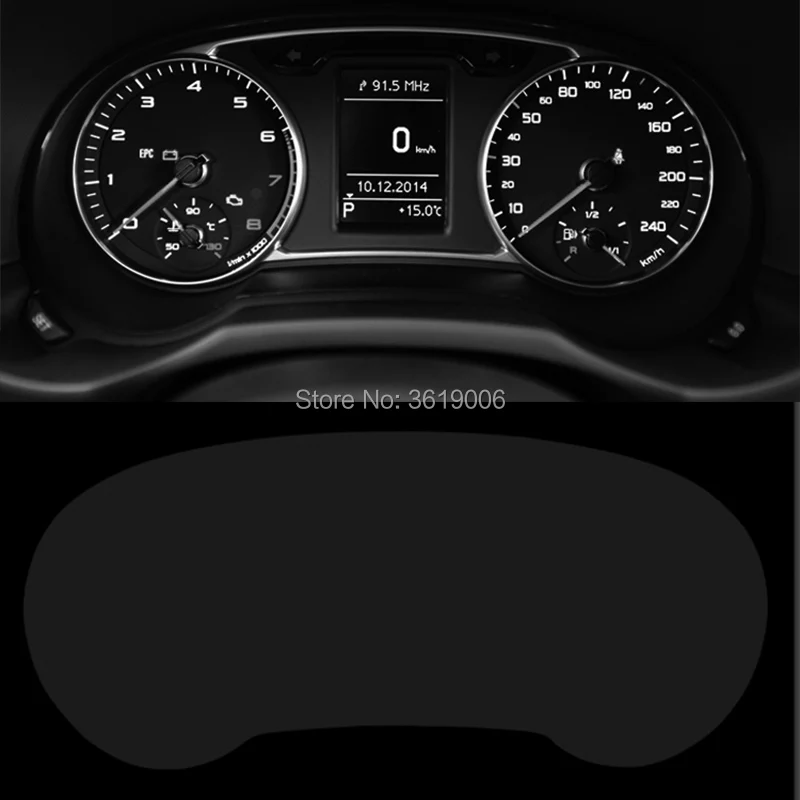 TOMMIA для Audi A1 12-16 протектор экрана HD 4H Защитная пленка для приборной панели против царапин автомобиля стикер