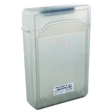 5pcs 3.5″ IDE SATA HDD Hard Drive Disk Plastic Storage Box Case Enclosure Cover Gray