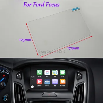 

Tommia Car Styling GPS Navigation Screen Glass Protective Film Sticker Protective Film For Ford Focus Car Accessories