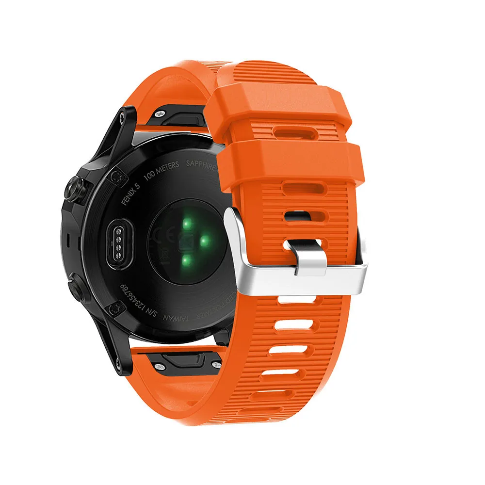 Браслет для Garmin Fenix 5X5 5S Plus 3 3HR Forerunner 935 часы gps 26 22 20 мм быстроразъемный силиконовый удобный ремешок для спортивных часов