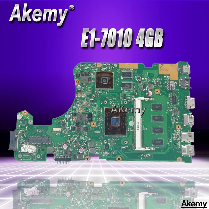 X555Yi X555DG материнская плата для ноутбука For Asus X555D X555Y Материнская Тест 100% ОК 4 Гб RAM E1