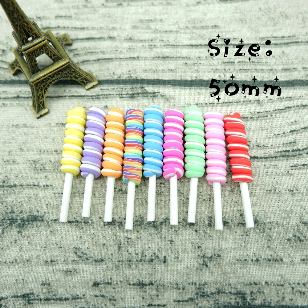 

kawaii Clay lollipop, for carfts making, Phone Decoration, DIY