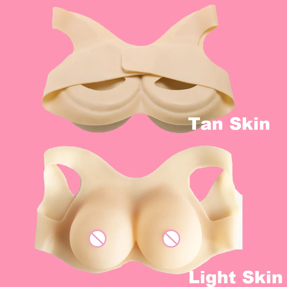 Big E Cup Breast Form Realistic Silicone Fake Boobs For -9166