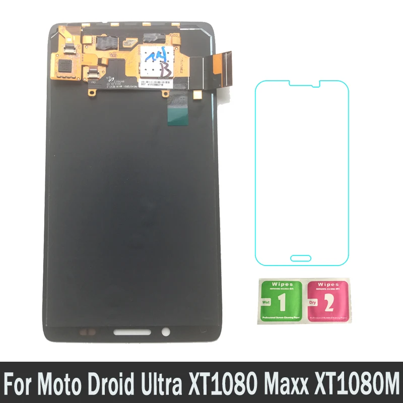

Lcds For Motorola Moto Droid Ultra XT1080 Maxx XT1080M LCD Display Touch Screen Digitizer Assembly Replacement Parts 100% New