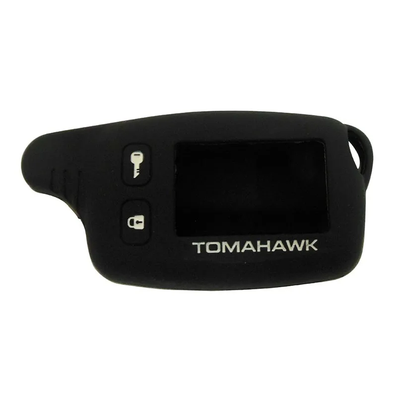 Двухсторонний силиконовый чехол для сигнализации автомобиля Tomahawk TW9010 TW9030 ЖК-пульт только Tomahawk TW 9010 силиконовый чехол