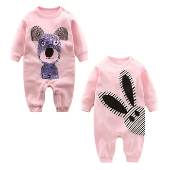 

Newborn baby clothes Winter Long sleeve cotton Baby romper 2018 Pajamas Baby clothes girl infant ropa bebe romper for baby