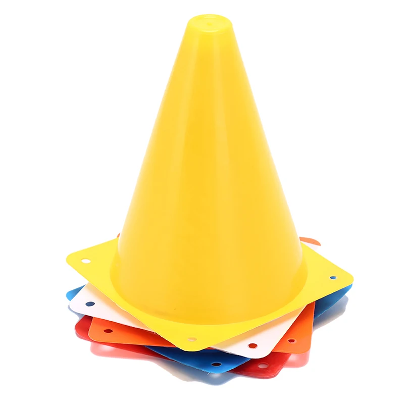 Football Rugby Speed training Equipment Space Marker Cones Slalom Roller skate pile cup skating Skateboard Mark CupSoccer 18cm