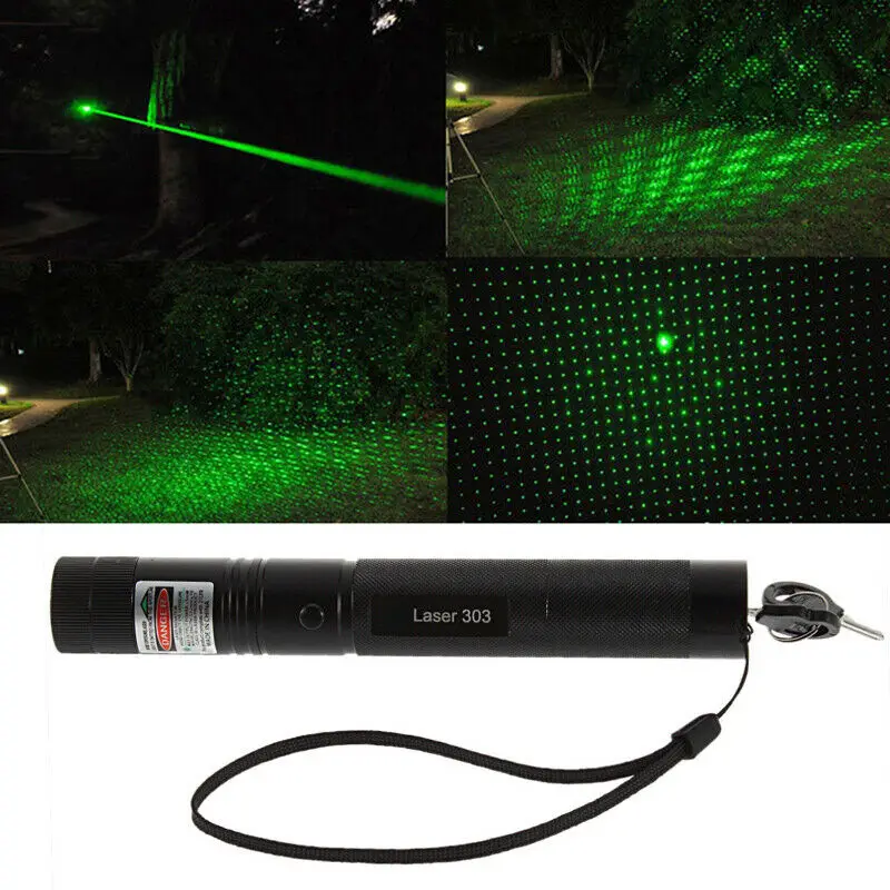 

10000m 532nm Green Dot Laser Hunting Rifle Scope Sight Laser Pen Remote Pointer Powerful Device Adjustable Focus Lazer 303