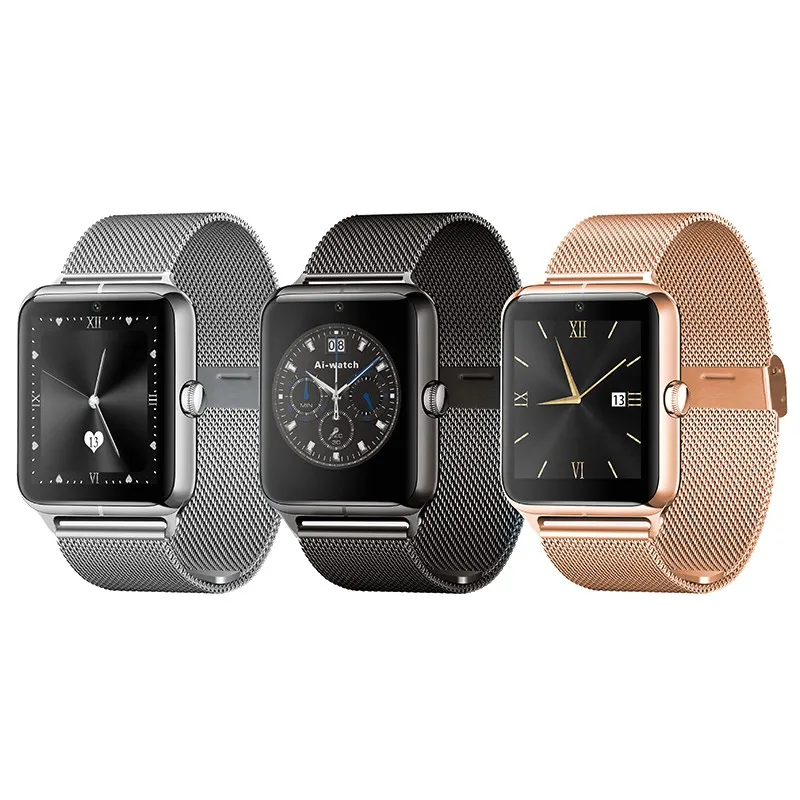 Smart Watch Z50 Clock Sync Notifier Support Sim Card Bluetooth Connectivity For iphone Android Phone font