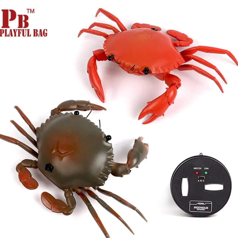 Children's toy remote control animal toy creative crab girl yizhi electric crab simulation model